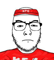 employee frown glasses kfc restaurant slave stubble variant:uncjak wagie white_skin worker // 900x1000 // 151.5KB