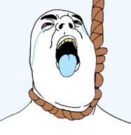 bald hanging open_mouth rope suicide template tongue transparent_background variant:hydejak yellow_teeth // 778x800 // 17.7KB