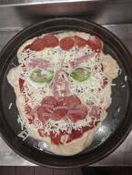 cheese cooking ear food foodjak frying_pan glasses internet_is_leaking irl le_pol_face pepperoni pizza subvariant:chudjak_front variant:chudjak // 3072x4080 // 1.0MB