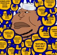 angry award brimmiest_comments_section☣️☣️☣️_do_not_enter☣️☣️☣️ brown_skin clothes fat islam lips meximutt muslims obese soyjak taqiyah variant:meximutt // 888x849 // 381.2KB