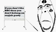 bbc metal_pipe queen_of_spades soyjak_party subvariant:spadeson variant:cobson whiteboard // 1223x708 // 151.5KB