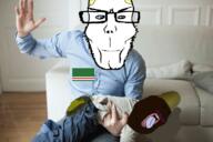 Hamas_2(namefag) aryan chechnya crybaby effortson euromutt flag:chechnya glasses hamas_2(nameGOD) hand looking_down poop slopjak soyjak spanking ssh ssh-68 stubble subvariant:euroaryan subvariant:euromutt urine variant:meximutt // 1200x800 // 953.8KB