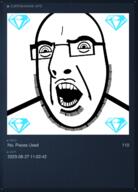 angry armored_core_vi gem glasses soyjak stubble variant:cobson // 460x642 // 228.4KB