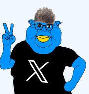 beak blue_skin brandon broccoli_hair fat glasses retard subvariant:branigger subvariant:sassy_brandon variant:brandon xitter // 717x762 // 93.1KB