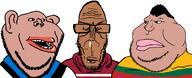 estonia latvia lithuania mutt_trio subvariant:euromutt subvariant:impish_amerimutt variant:impish_soyak_ears variant:markiplier_soyjak variant:meximutt variant:tony_soprano_soyjak // 1719x695 // 54.2KB