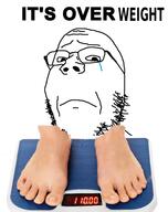 closed_mouth crying fat foot its_over sad scale stubble text variant:gapejak weight // 757x958 // 132.4KB