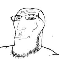 bald chad glasses ias jawline muscular_male stubble subvariant:finnishmutt variant:gapejak // 459x459 // 9.0KB