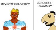 2soyjaks argentina black_skin blond brown_skin chad curly_hair dragon_ball glasses italy meta:tagme mustache nose smile stubble text variant:chudjak variant:unknown white_skin // 1454x788 // 203.3KB