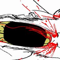 angry blood bloodshot_eyes brown_eyes clenched_teeth cracked_teeth ear earrape fast flashing_lights frown glasses meta:epilepsy_warning music mustache nosebleed open_mouth red_eyes screaming sound soyjak stubble subvariant:feralrage teeth tired variant:feraljak vein video wrinkles yellow_teeth // 1000x1000, 9.7s // 57.0MB