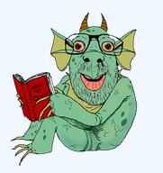 book don't_starve glasses goblin horn sitting variant:israeli_soyjak // 382x405 // 50.7KB