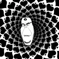 animated biting_lip optical_illusion queen_of_spades spade variant:cobson // 1200x1200 // 1.2MB