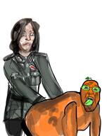 artist:romanian_schizo clothes dirty embarrassed female froot kamala_harris nazi_germany nazism orange_skin poop sex ss_soldier suit ugly variant:bernd women // 377x475 // 132.0KB