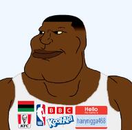 africa bbc black_skin brown_skin fade hairynigga468 kfc kool-aid nba nigga nigger soyjak subvariant:mexiaryan variant:meximutt // 886x872 // 45.6KB