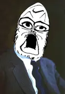 bald clothes distorted eyebrows forehead_lines franklin_delano_roosevelt glasses irl irl_background lips necktie nose open_mouth stubble suit suit_and_tie teeth variant:a24_slowburn_soyjak // 749x1080 // 148.7KB