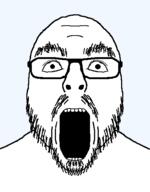 flart glasses looking_at_you mustache open_mouth soyjak stubble template thick_eyebrows tiktok transparent_background variant:flartson // 410x524 // 8.9KB