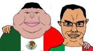 fat flag:italy flag:mexico friendship front_facing italian_chad(namefag) italy_vs_mexico mutt namefags obese satoko_houjou(namefag) subvariant:chudjak_front subvariant:meximutt_front2 tan_skin variant:chudjak variant:meximutt // 1043x570 // 121.4KB