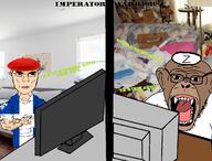 canada clothes flag:quebec hat imperator_(user) letter quebec quote subvariant:unbotheredchud variant:chudjak variant:monkeyjak warrior-z_(user) white_skin // 1255x954 // 610.6KB