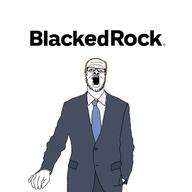 arm blacked blackedrock blackrock blue_tie clothes hair hand larry_fink necktie soyjak stubble suit suit_and_tie text variant:a24_slowburn_soyjak // 3464x3464 // 625.6KB