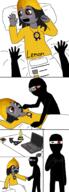 BRIMMIEST_COMMENTS_SECTION☣️☣️☣️_DO_NOT_ENTER☣️☣️☣️ Warrior-Z(user) award balaclava brown_eyes clothes glasses grey_skin hair hat kratos lemon lemon_(user) long_hair meta:warrior-z_is_white sourtan variant:soytan white_skin // 1000x2800 // 290.2KB