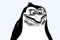 animal open_mouth penguin soyjak stubble variant:ricojak // 1071x720 // 16.1KB