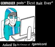 angry bait beard computer gemcord gempass glasses hoodie meta:not_oc soygempass subvariant:soyak_(irritated) text variant:soyak // 763x652 // 97.6KB