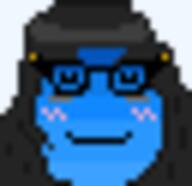 calm female glasses hair tanmoji variant:soytan // 32x31 // 710