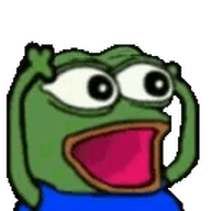amphibian animated blue_shirt ext=gif frog green_skin mind_blown mouth_open nas:pepe pepe_the_frog subnas:peepo wow // 128x128 // 158.5KB