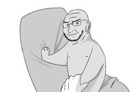 animal bothered cat glasses pillow soyboy tranny_artstyle variant:soyak // 5000x3500 // 906.5KB