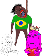 ack ack! admin arch_linux bald banana_split_ice_cream black_skin blue_tongue brazil brown_skin buff ear fecal_matter female flag:brazil holding_heart holding_object multiple_soyjaks muscles noose poop quote quote_(user) quote_admin squinting subvariant:annabelle subvariant:perceptive_chud subvariant:perceptive_vlod tongue_out variant:bernd variant:chudjak variant:gapejak variant:vlodson // 1400x1870 // 535.8KB