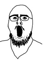 clothes glasses mustache open_mouth soyjak stubble variant:unknown // 491x685 // 8.5KB