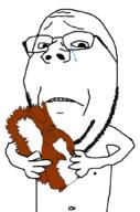 holding_object pet squirrel subvariant:feralsquirrel subvariant:wholesome_soyjak variant:feraljak variant:gapejak // 676x1021 // 153.5KB