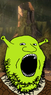 clothes green_skin ogre ogre_ears open_mouth shrek variant:gapejak // 312x579 // 222.5KB