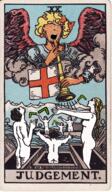 angel arrow artistic_nudity cloud coffin flag meta:tagme mountains multiple_people tarot trumpet variant:cobson wing // 1115x1920 // 4.5MB