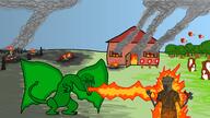 arm bloodshot_eyes clothes crying dragon fire fish flower full_body glasses hand hands_up house leg multiple_soyjaks open_mouth plant smoke soyjak stubble subvariant:feralsquirrel subvariant:wewjak tree trend:squirreljakking tshirt variant:feraljak variant:soyak wing // 1920x1080 // 386.7KB