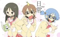anime anime_female beard cute_girl glasses ias nichijou open_mouth soyjak stubble variant:cobson variant:unknown // 1024x640 // 617.0KB