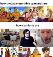 comparison cuck don_flamenco expectations_and_reality guitar hispanidadconquistador(namefag) manolo meximutt multiple_soyjaks queen_of_spades refugees_welcome spain subvariant:chudjak_front subvariant:spadeson text variant:alicia variant:chudjak variant:cobson variant:kuzjak variant:meximutt variant:soyak // 1674x1818 // 4.5MB