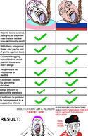 4soyjaks BRIMMIEST_COMMENTS_SECTION☣️☣️☣️_DO_NOT_ENTER☣️☣️☣️ angry broken_teeth clenched_teeth clothes communism country flag flag:russia flag:soviet_union flag:transgender_pride_flag glasses hair hammer_and_sickle hanging hat military_beret open_mouth purple_hair rope russia russo_ukrainian_war soyjak stubble suicide text tongue tranny variant:a24_slowburn_soyjak variant:bernd variant:feraljak white_skin yellow_teeth z_(russian_symbol) // 915x1400 // 196.7KB