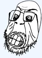 aliased angry bald clenched_teeth crazed distorted glasses meta:tagme mustache pupils series:fusionjaks soyjak stubble subvariant:scholar transparent_background variant:feraljak variant:gapejak wrinkles // 992x1382 // 55.9KB