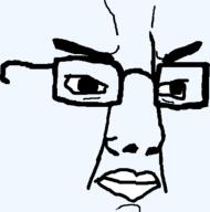 closed_mouth glasses template variant:chudjak // 450x454 // 9.9KB