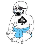 arm baby bbc bloodshot_eyes crying full_body glasses hand leg meta:pedophilic_please_delete open_mouth queen_of_spades soyjak stubble tattoo text thick_eyebrows underpants variant:cryboy_soyjak // 703x792 // 120.4KB