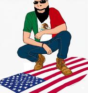 Cobson_face beard flag flag:mexico flag:united_states glasses mexico sunglasses texas_will_always_be_mexican united_states variant:cobson // 1080x1140 // 479.1KB