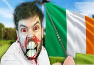 angry blood bloodshot_eyes clenched_teeth ear flag flag:ireland golf_club ireland irl jacksepticeye nosebleed stubble subvariant:feralrage variant:feraljak // 1048x728 // 772.1KB