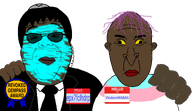 award badge blue_skin brown_skin closed_mouth clothes earpiece epx7fclhdrp_(namefag) eyebrows eyelashes fat flag:transgender_pride_flag gill_koyim_(namefag) glasses glowing hair hat hello_my_name_is_(sticker) judaism kippah lips looking_at_you meta:namefags mossad name_tag necktie no_glasses no_more_brother_wars no_stubble nose series:trios_&_duos star_of_david stubble subvariant:hunky_twink_sex_machine subvariant:vlodpedo suit suit_and_tie sunglasses text tinted_glasses tranny transgender_flag transparent_background trend:glowie trend:slopjak troon variant:alicia variant:unknown variant:vlodson vlodson_(namefag) vlodsonwabag_(namefag) wrinkles // 1551x900 // 540.0KB