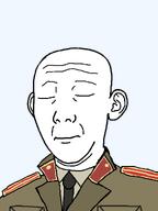 closed_eyes closed_mouth clothes its_over kgb military military_uniform necktie sad suit suit_and_tie text uniform variant:kuzjak white_skin // 810x1080 // 21.6KB