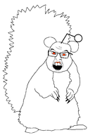 animal antenna arm ear eyebrows foot fur hand nose open_mouth orange_eyes reddit snoo squirreljak subvariant:feralsquirrel tail transparent_background trend:squirreljakking variant:feraljak white_fur // 2776x3938 // 123.0KB