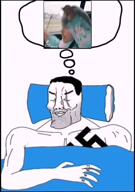 american_history_x baby blanket bubble buff chud closed_eyes deepfake dream dreaming jawline mr_beast nazism russia scar sharp_jawline sleeping small smug swastika text tiktok tiny variant:chudjak video // 480x680, 9.7s // 768.5KB