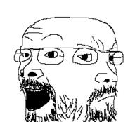 angry duality happy low_quality low_resolution open_mouth pixelated sad soyjak variant:unknown white_background white_skin // 232x210 // 5.2KB