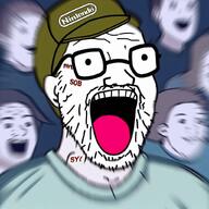 clothes glasses hat meta:ai_generated nintendo open_mouth teeth text tongue variant:unknown video_game // 1024x1024 // 97.7KB