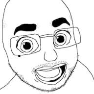 55555 get glasses jet_neptune mustache open_mouth quints soyjak stubble variant:nepjak // 500x500 // 38.2KB