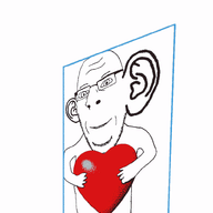 arm ear glasses hand holding_heart holding_object smile spazzing_out stubble subvariant:nucob variant:cobson // 800x883 // 3.1MB